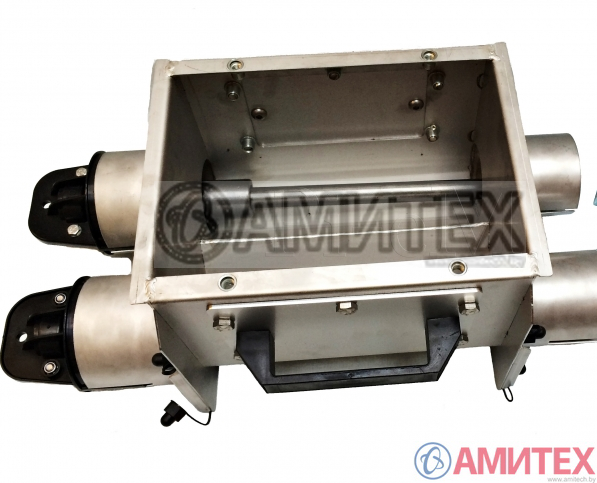 Двойной поддон с натяжителем спирали для трубы 60 мм