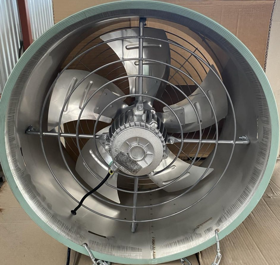 Осевой вентилятор в корпусе из нерж.стали Ø500мм, DLF-500