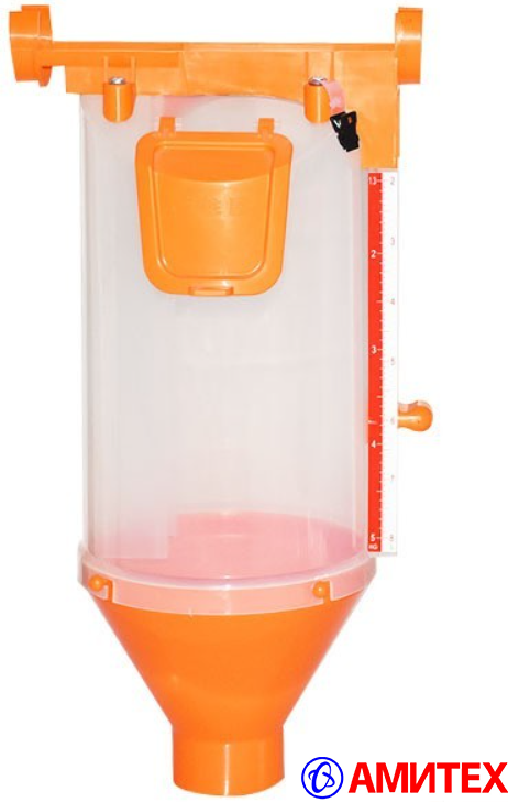 Дозатор объемом 9л, включая задвижку, отверстие для чистки