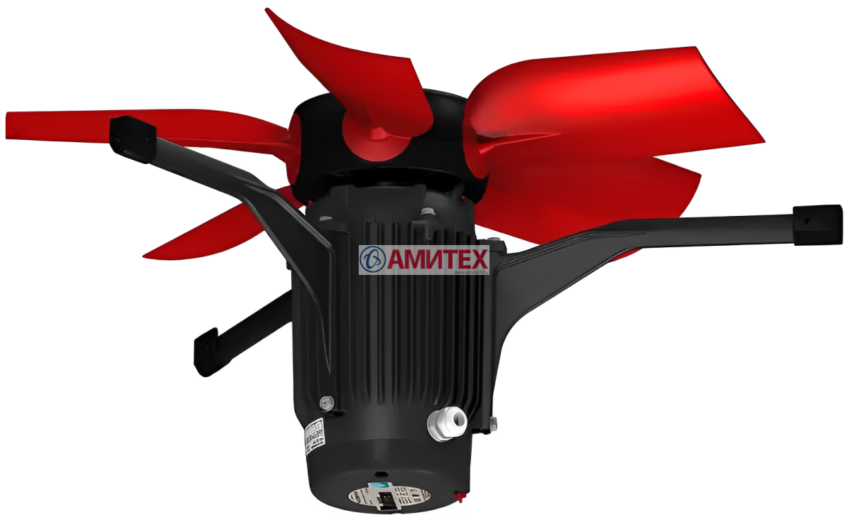 Вентилятор шахтный P6D82 Vostermans трехфазный Ø820 мм, 380 В, 50Гц, 920 Вт, 1,8А, 920 об/мин, 20200 м3/ч