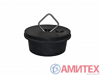 Пробка  для трубы Ø 200 мм для насадок с талией с нержавеющей ручкой