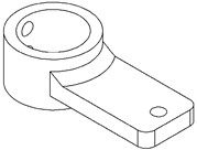 Держатель штифта приводного колеса Egebjerg