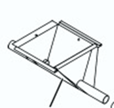 Нижняя часть для кормовой ёмкости BP/AM для трубы диам. 45