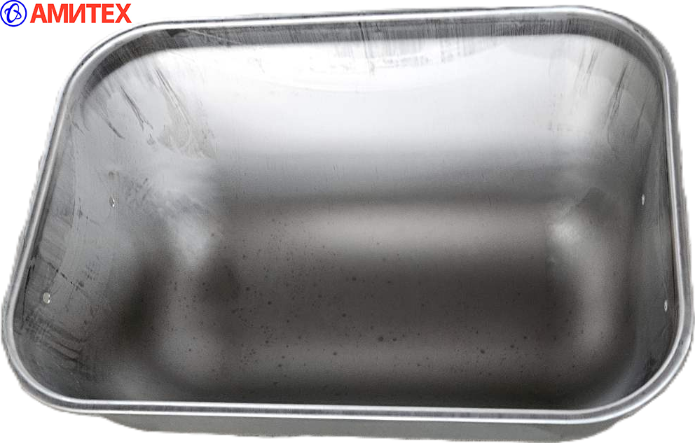 Кормушка для свиноматки из нерж.стали, размером 535х375х250мм