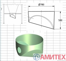 Нижняя горловина бункера MOD36