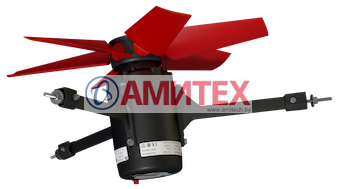 Вентилятор шахтный P4D45 трехфазный Ø450 мм, 380В, 50Гц, 280 Вт, 1 А, 1400 об/мин, произв-ть 6450 м3/час при 0 Па (6900 м3/час при 30 Па)