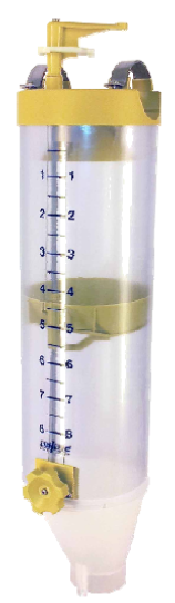 Дозатор Daltec объемом 6л, включая задвижку, отверстие для чистки, вн. диам. горловины 70/75мм, высота 550 мм