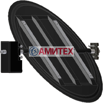 Клапан диффузорный утепленный для вентиляционной шахты Ø 860 мм