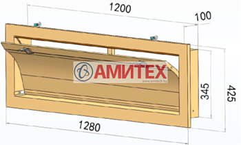 Клапан приточный 3320 м3/час при 10Па (5633 м3/час 25Па)