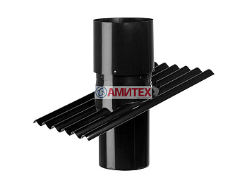 Шахта вытяжной вентиляции (без вентилятора) пластиковая, утепленная, толщиной 4мм, Ø 680мм, общ. высотой 2м