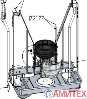 Часть кормового аппарата Tube-O-Mat VI+ арт.72177