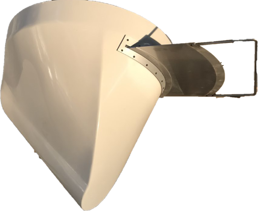 Нижняя горловина бункера (верхний Ø780 мм, высота 730мм) MOD AMI36