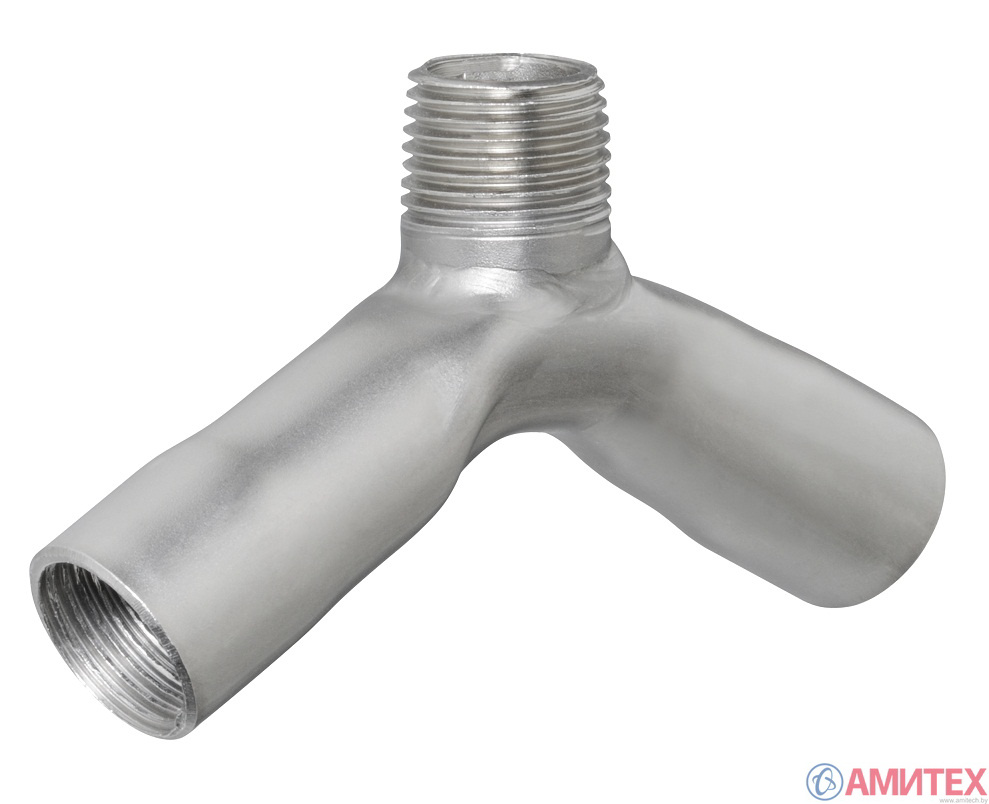 Адаптер-тройник 1/2 на две поилки