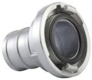 Пневмопереходник на комбикормовоз 4" (папа) под шланг 100 мм