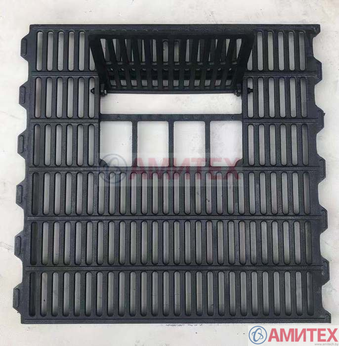 Решетка чугунная с люком 600*600 mm
