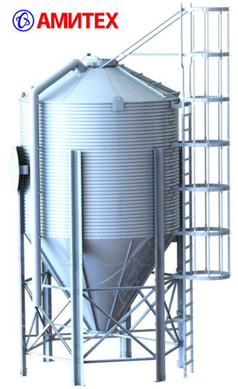 Бункер горячецинкованный объемом 52м3 (34 т)