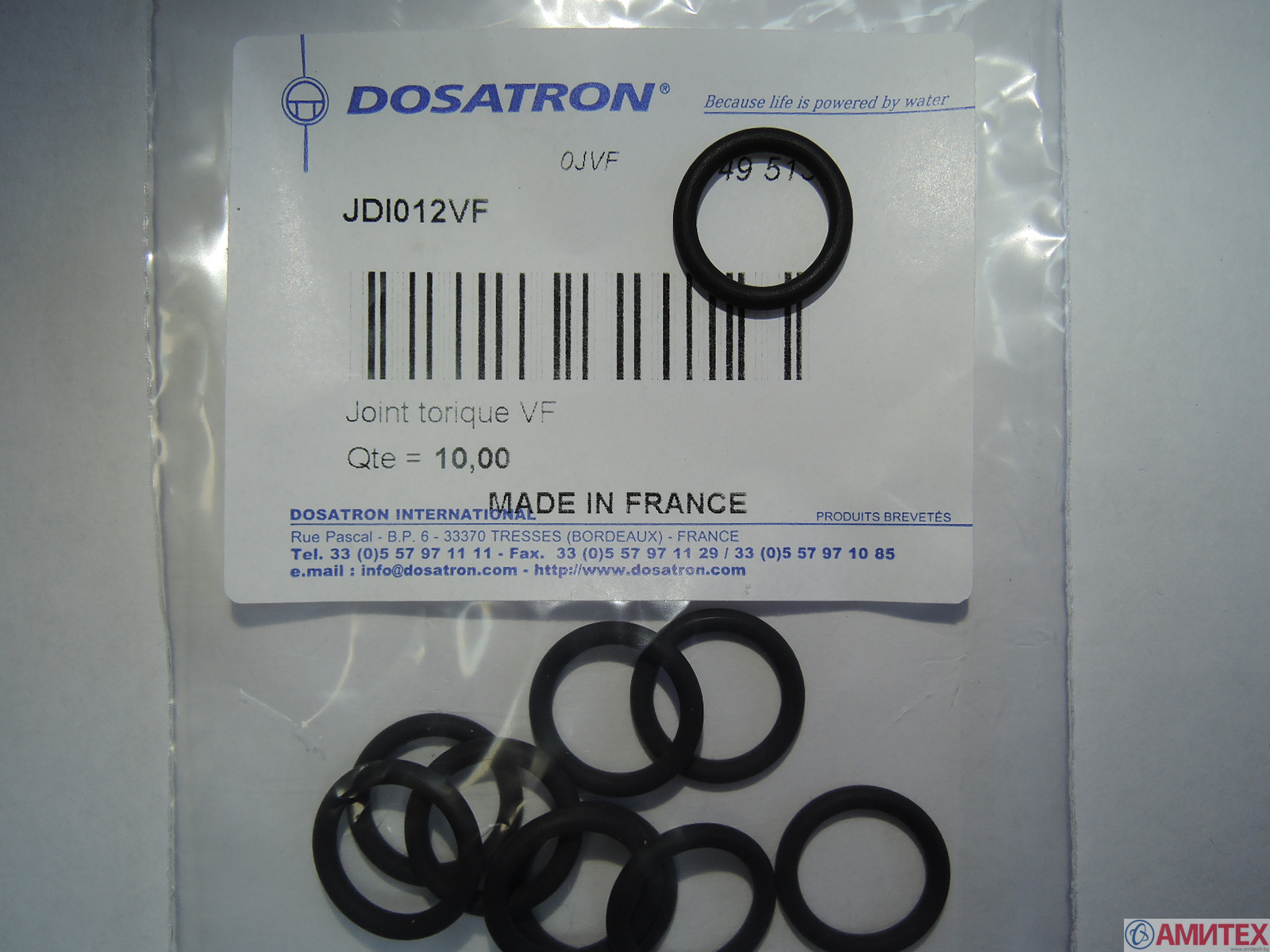 JDI012VF Резиновое уплотнение ниж. клапана двигателя D25