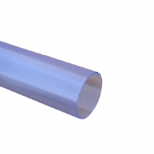 Прозрачная опускная труба для сухого кормления 70/67мм, длина 3 м