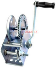 Лебедка ручная настенная для троса с механизмом самоторможения