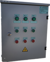 Пульт-пускатель уличного исполнения для 2-х (3/4/5/6) шнеков мощностью по 1,5кВт