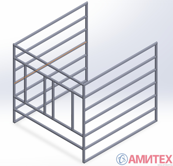 Домик MINI Y для телят