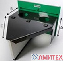 Домик одиночный для поросят 450*500*750*500