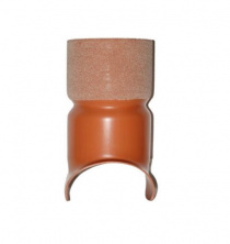 Седло ПВХ 250 мм с песчаным напылением и талией