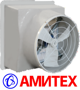 Вентилятор настенный AMI 660 / DLF 660, 3-х лопастной однофазный Ø480мм (19"), 380В, 50Гц, 500Вт, 950 об/мин, производительность 10000 м3/час