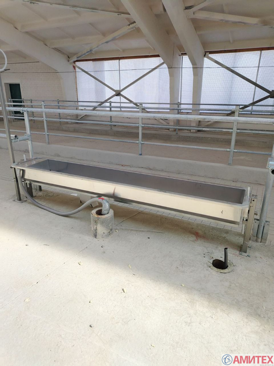 Поилка групповая для КРС 3000х500х750мм