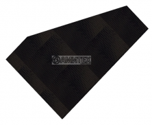 Резиновое напольное покрытие в логове для поросят длиной 80 см