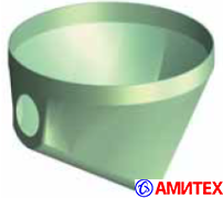 Нижняя горловина бункера увеличенная AMI 37  (верхний Ø780 мм, высота 730мм) Применяется для шнеков Ø200 мм