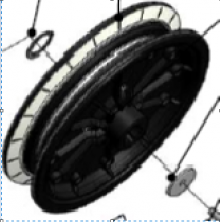 Приводное колесо для системы 60мм