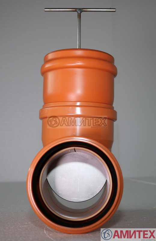 Шиберная задвижка НПВХ 250 мм