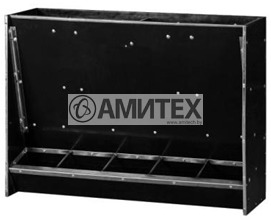 Кормовой аппарат ящичного типа односторонний для откорма на 6 кормомест 1800*400*1000мм