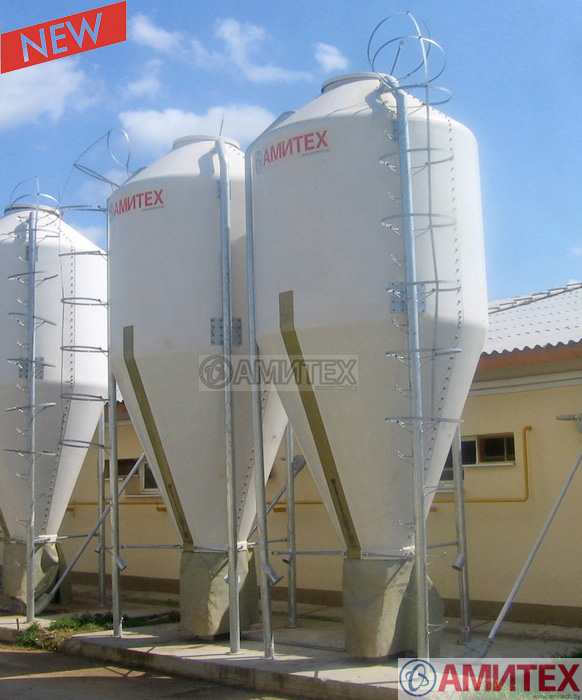 Бункер из стеклопластика 20м3 (12т)