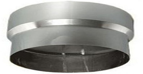 Фланец переходной из нерж. стали 2мм с горловины бункера (Eurosilo) Ø855мм 14 отв. М10 на горловину бункера (АМИТЕХ) Ø790 мм (10 отверстий *М10 на вертикальных обручах )