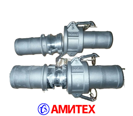 Пневмопереходник для бункера 4" (папа+мама)