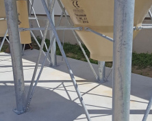 Опорная нога бункера