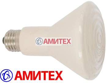 Лампа обогрева керамическая PAR38 175Вт инфракрасная 