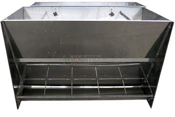 Кормовой аппарат ящичного типа для свиней 1200*300*750
